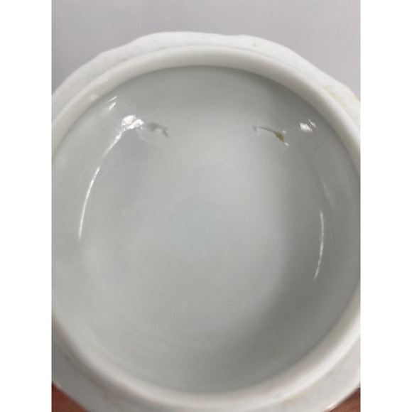 Floral Trinket Box Small ceramic porcelain - Picture 6 of 6